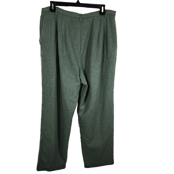 Vtg Pendleton Women's 100% Virgin Wool Pleated Trouser Pants 16 Lined Straight - Picture 2 of 10